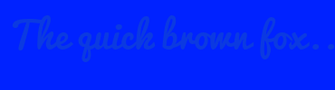 Image with Font Color 0B39E1 and Background Color 0022FF